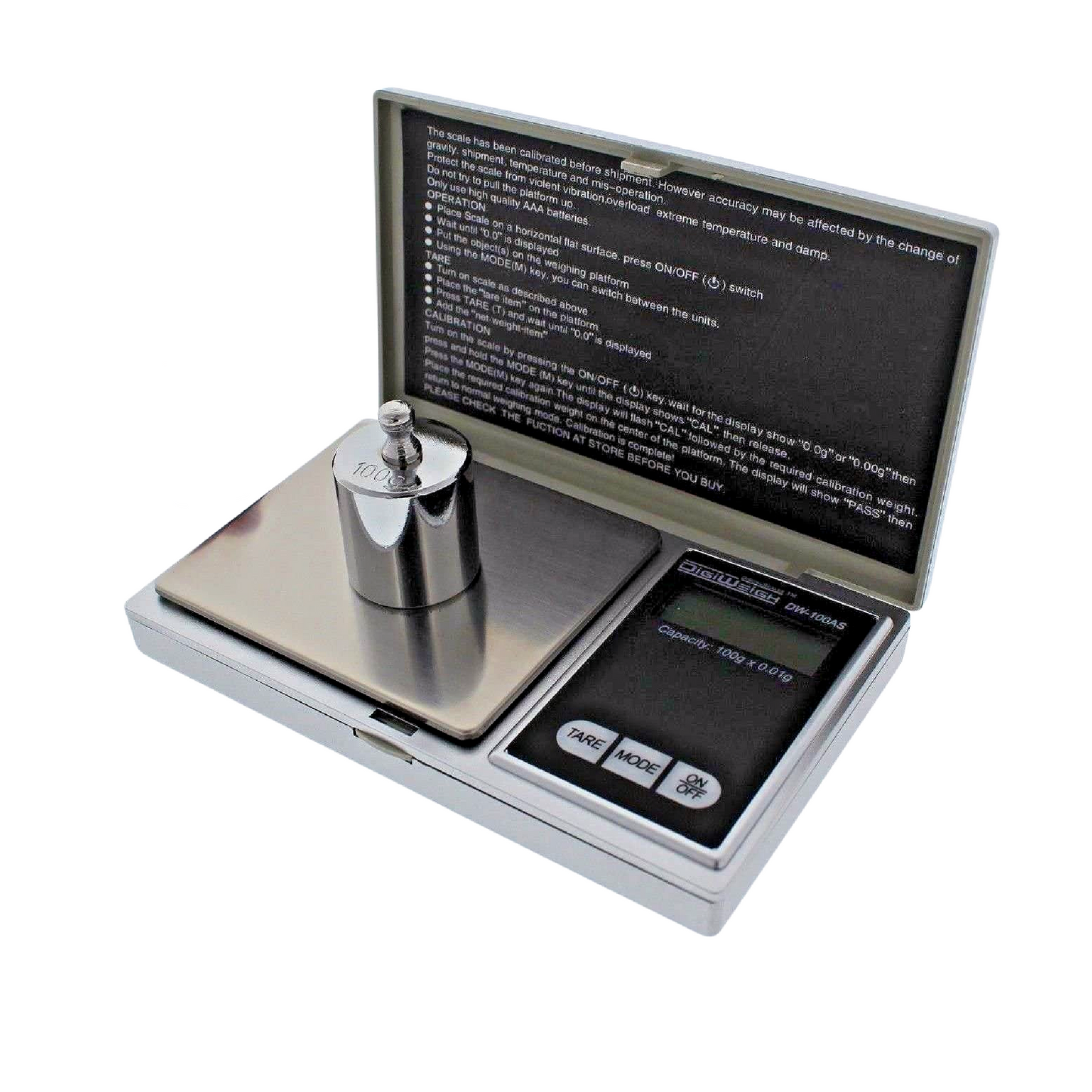 DIGIWEIGH 1000G AS SCALE (100g x 0.01 gram)