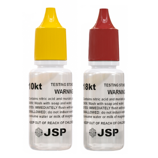 JSP Gold Testing Solutions 10K & 18K Jewelry Precious Metals Test Kit