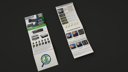 Testing instruction booklet showing gold, silver, platinum and palladium acid test procedures
