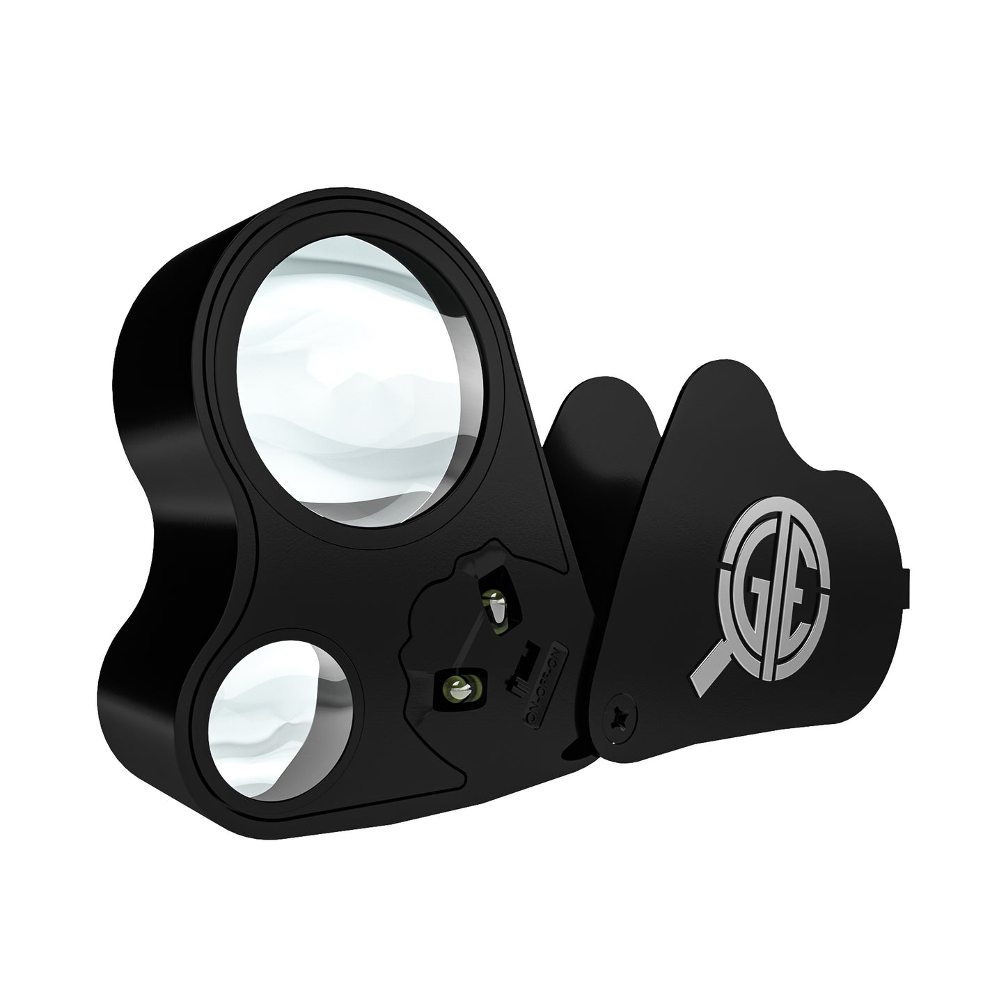 30X 60X Illuminated Jewelers Eye Loupe Foldable Magnifier Bright LED Light