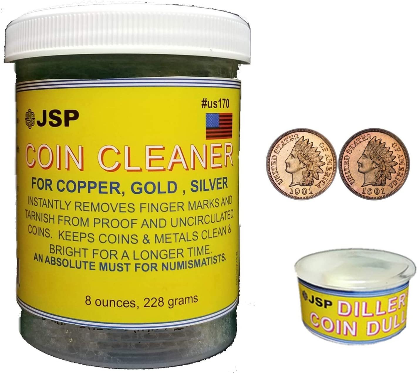 JSP Super Coin Cleaner and Duller For Silver, Gold, Bars, Proofs