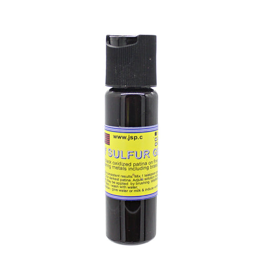 JSP Liver of Sulfur Gel Sulphur 1 oz Patina Metals Beadsmith Silver Jewelry Copper