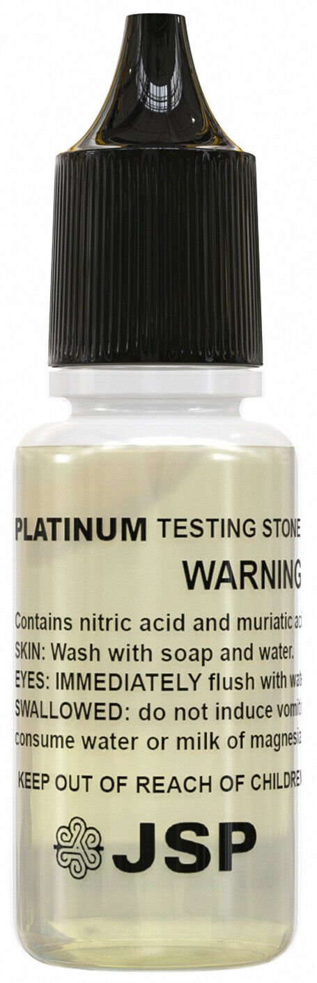 JSP Platinum & Palladium Test Kit with Stone for Jewelry 950 Testing Acid Solution Tester Bullion