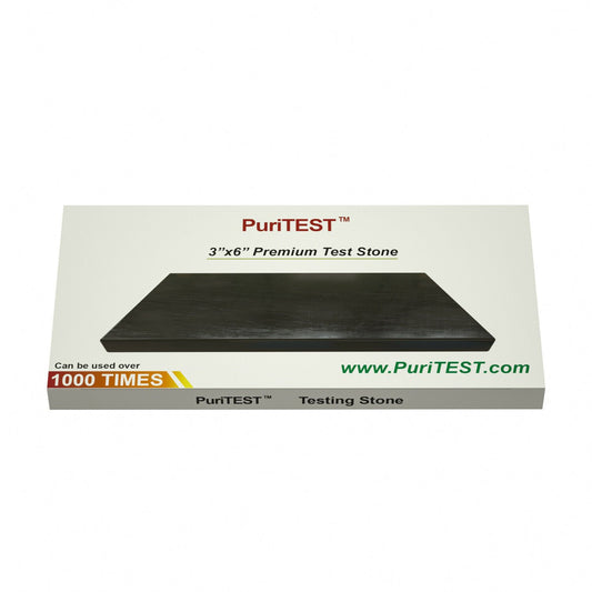 PuriTEST 3''x6'' Scratch Touch Stone Gold Silver Acid Test Kit 10K 14K 18K 22K 24K Platinum