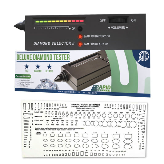 GTE Gold Silver Diamond Tester Selector Gemstone Jewelers Testing Kit Digital Electronic Tool