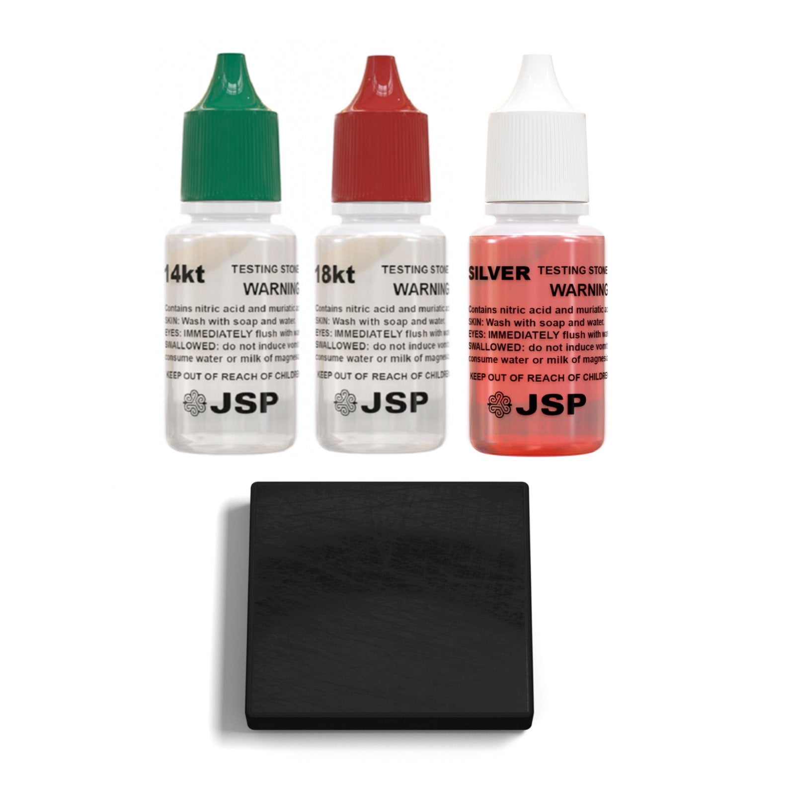 GOLD/SILVER Test Acid Tester Kit 14k 18k .999 .925 Sterling Testing St ...