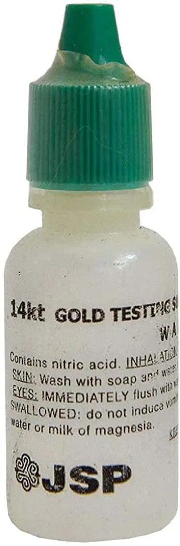 6 Bottles 14K Gold Metal Test Acid Karat Testing Liquid Solution Jewelry Tester GOLD TESTING EQUIPMENT