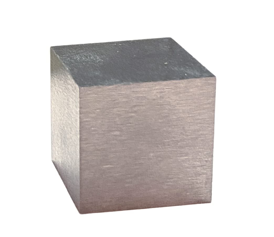 1'' Tungsten Solid Cube Block Carbide Ingot Pure Element W 74 Aerospace Grade Paperweight Electrode