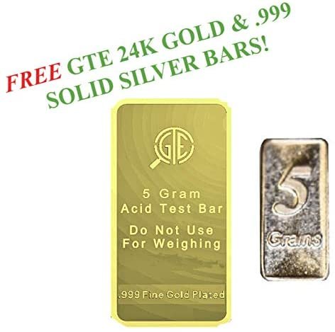 Gold Silver Platinum Testing Acids 6 Bottles 6 Scratch Test Stones Precious Metals Kit by Best Jewelry Supply