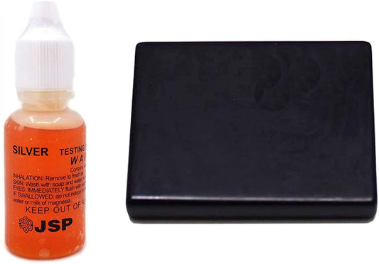 JSP Silver Test Kit Jewelry Precious Metals Scrap Testing 999 Sterling bars