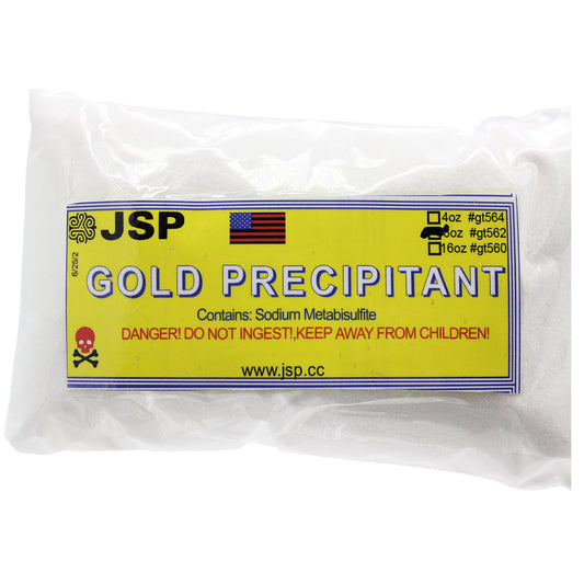 JSP Gold Precipitant 8 oz Refining & Recovery Test Acid Aqua Regia Metals SMB Pyrosulfite