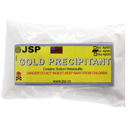 JSP Gold Precipitant 8 oz Refining & Recovery Test Acid Aqua Regia Metals SMB Pyrosulfite JSP